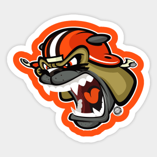 Cleveland Browns Growler Sticker
